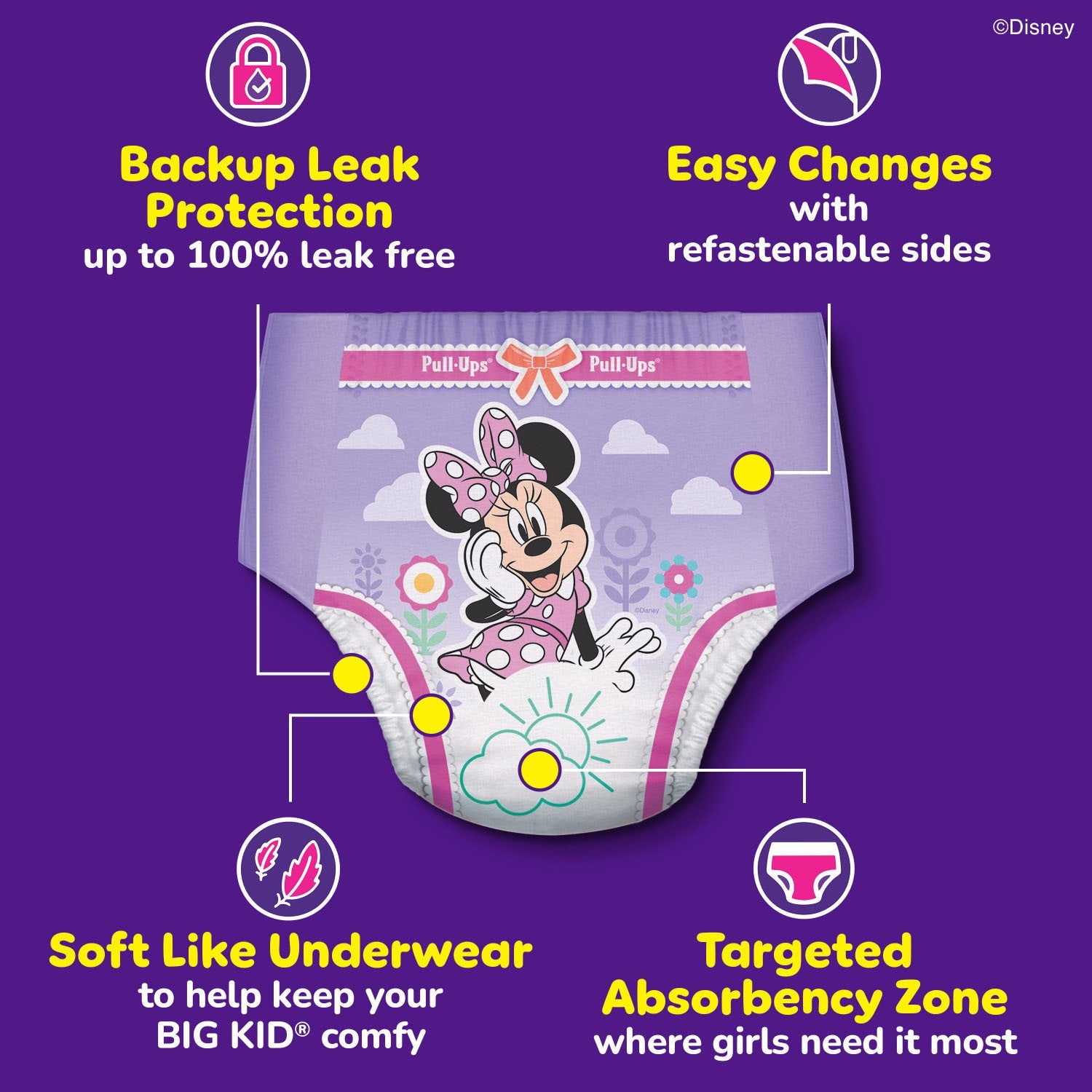 하기스(Huggies) 풀업 트레이닝 팬티 여아용 2T–6T — 배변훈련용 일회용 팬티