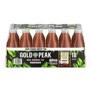 골드피크 제로슈가 스위트 티 16.9 fl oz × 18 pk – 당 없는 달콤한 홍차 음료