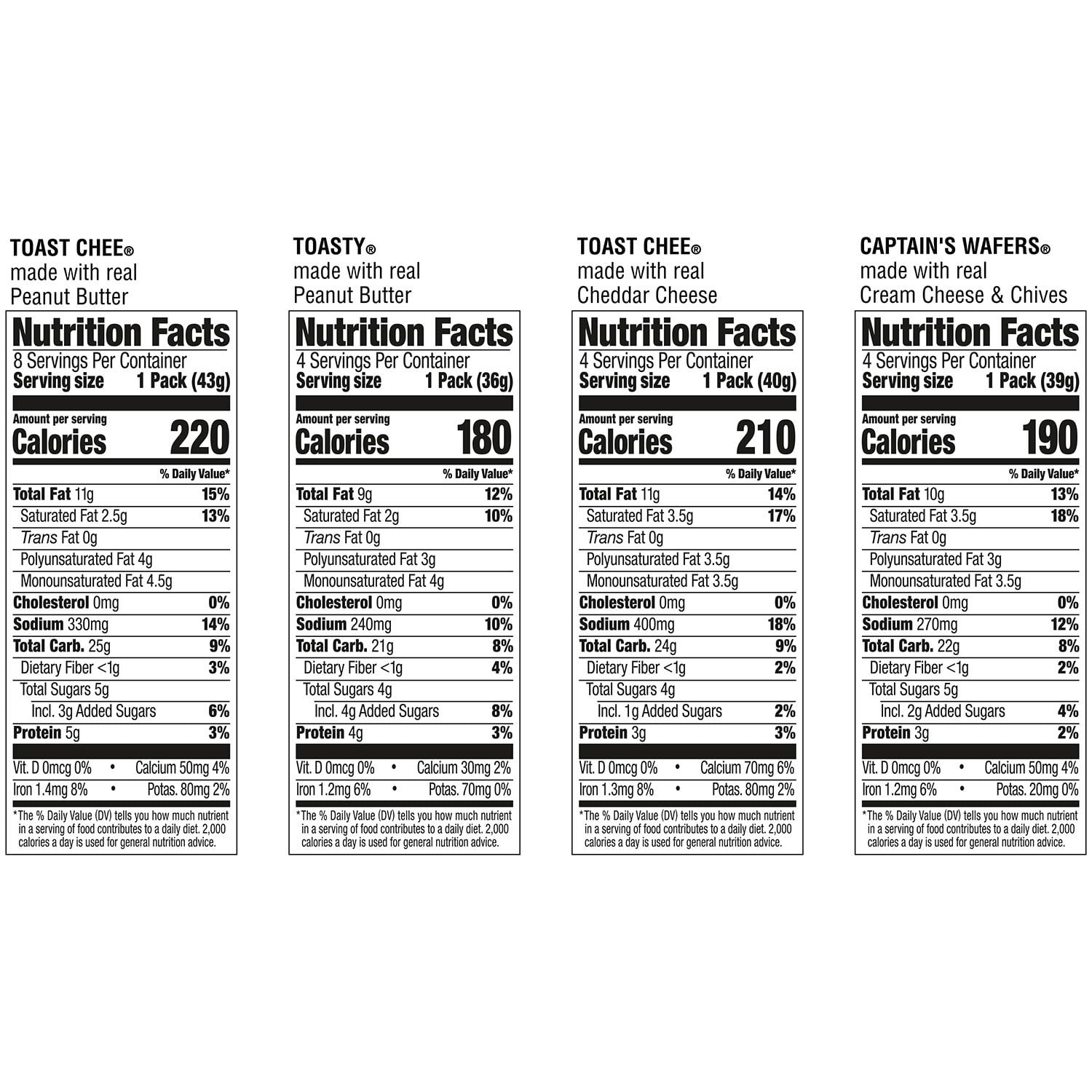 랜스 샌드위치 크래커 버라이어티 팩 – 40팩