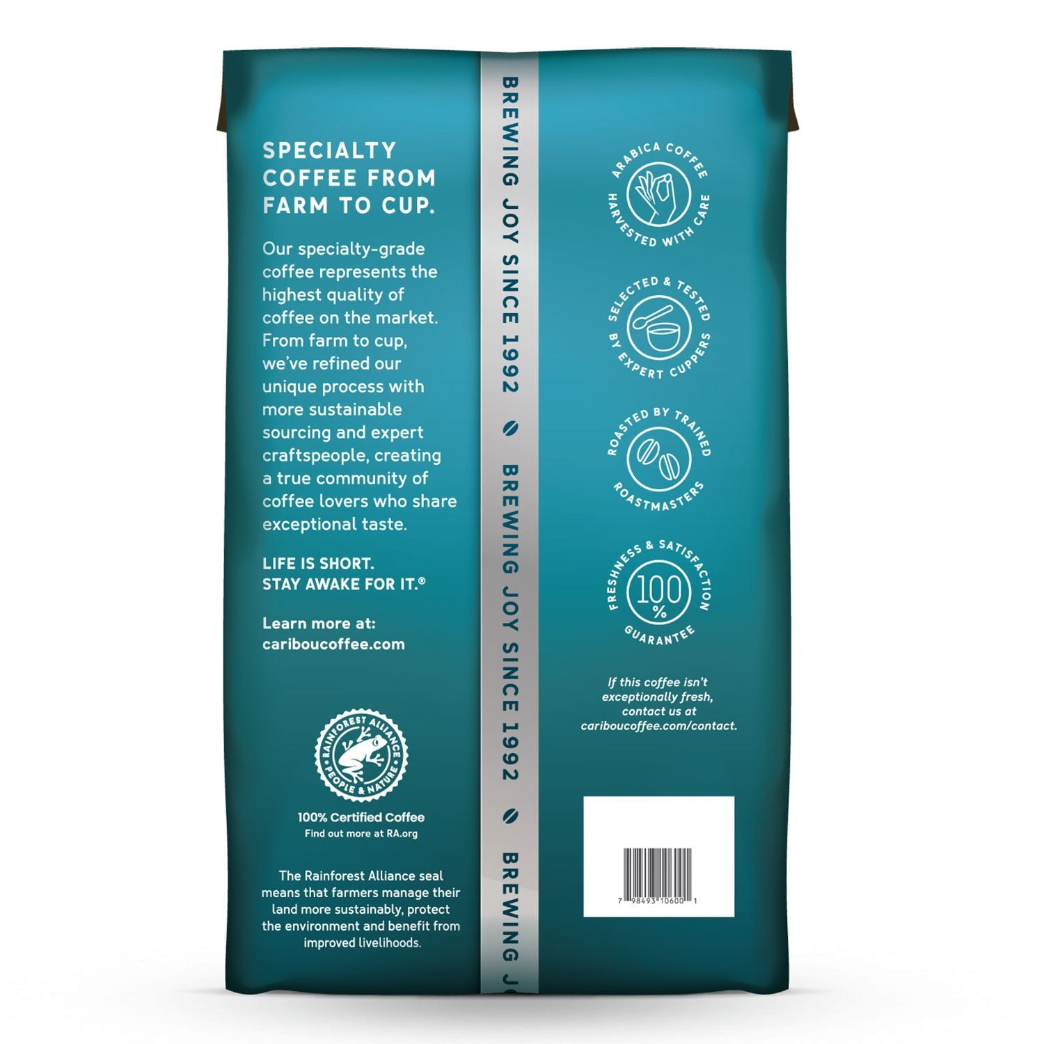 캐리부 커피 카리부 블렌드 홀빈 40 oz – 부드럽고 향긋한 미디엄 로스트 대표 블렌드