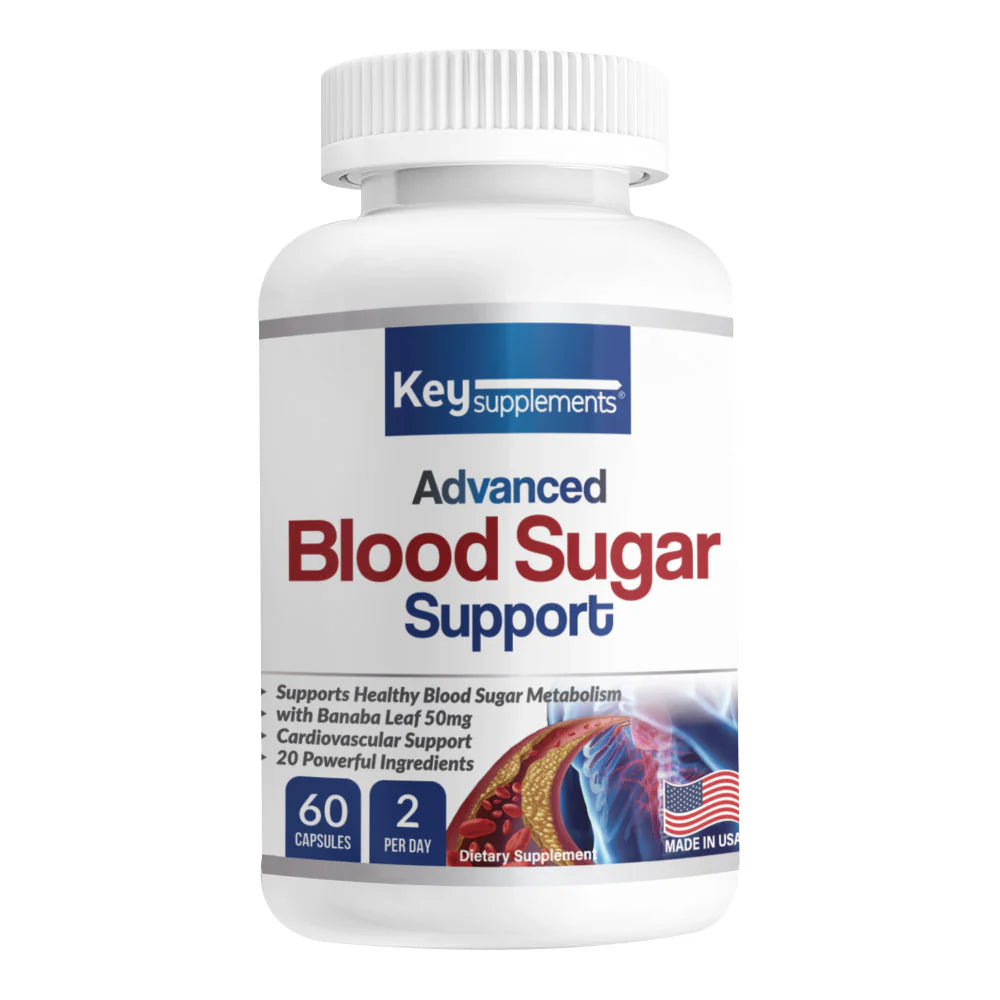 키서플리먼트 어드밴스드 블러드슈가 서포트 – 혈당 밸런스·대사 기능 관리 포뮬라, 60캡슐