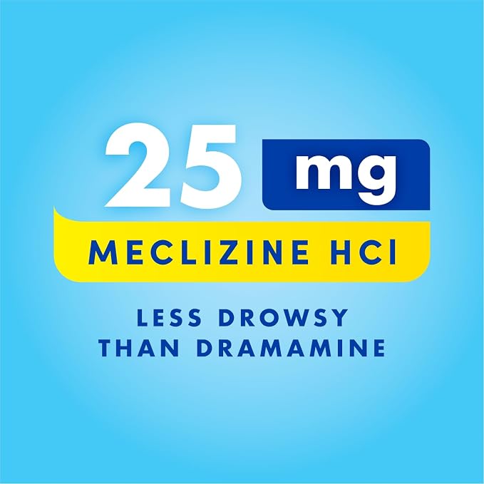 보닌 멀미약 메클리진 25mg 츄어블 16정 25mg 함량과 졸음 관련 제품 안내