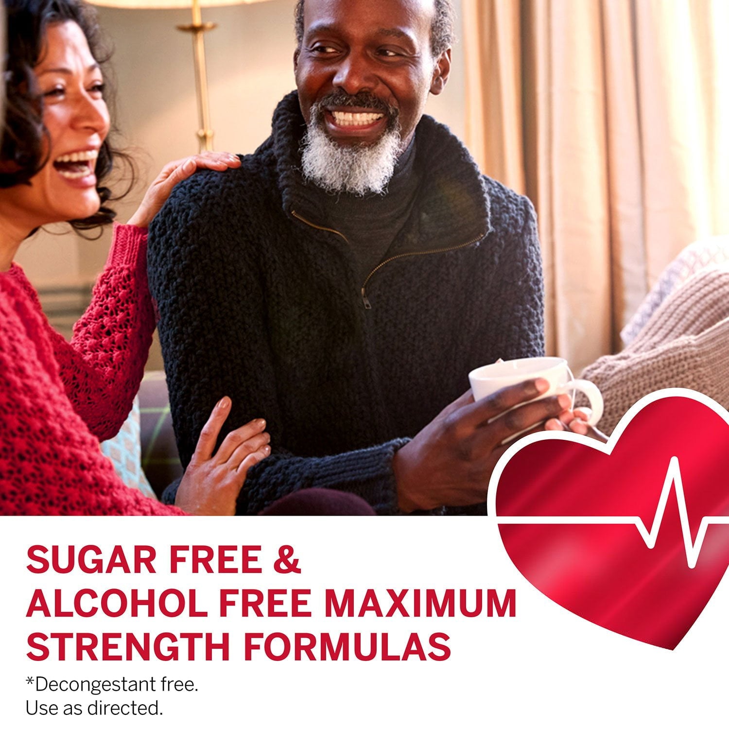 코리시딘 HBP 맥스 스트렝스 감기·독감 완화 정제, 48정 — 고혈압 환자용 안전한 감기약