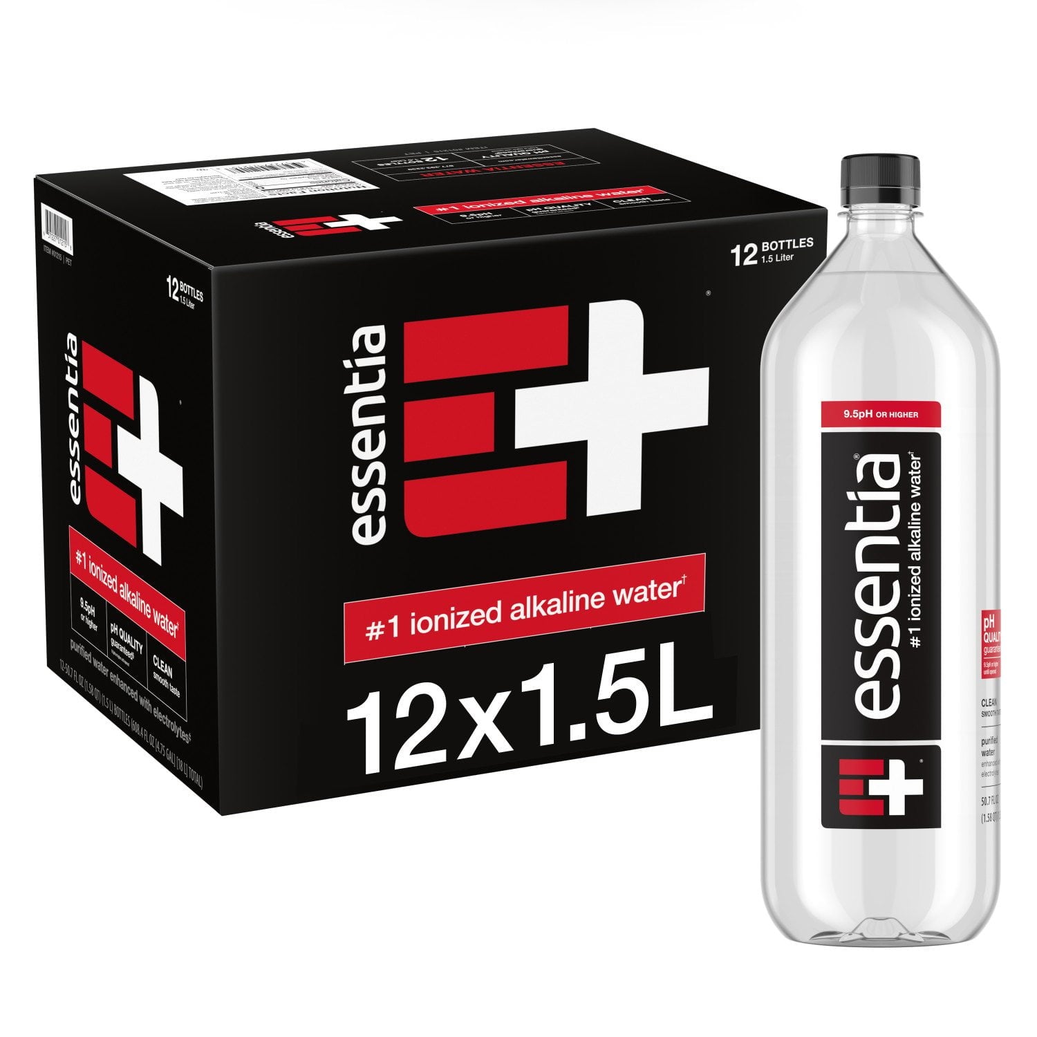 에센시아 이온화 알칼라인 워터 1.5 L × 12 – 고순도 알칼리 워터