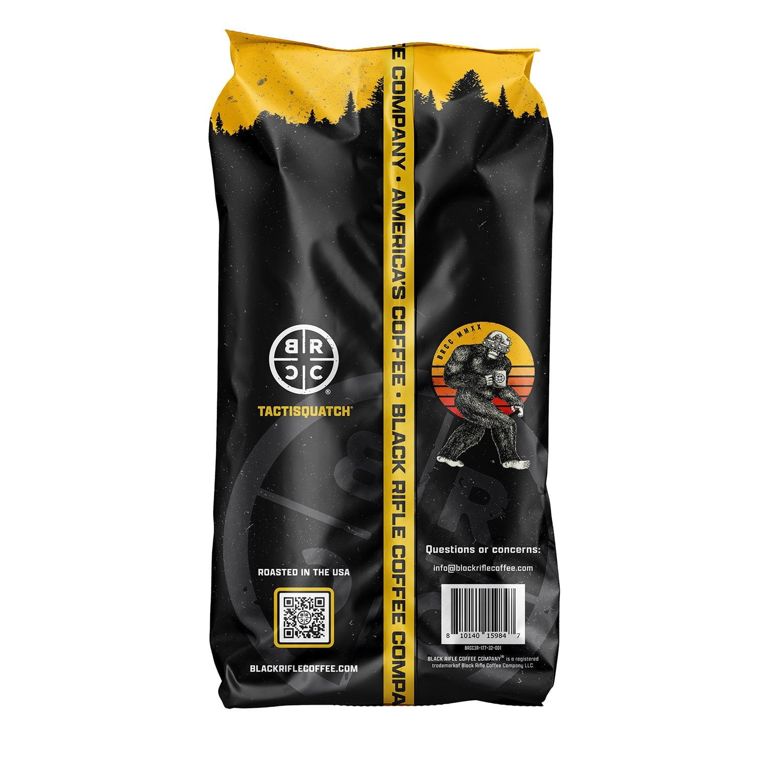블랙 라이플 태크티스쿼치 다크 로스트 32 oz – 강렬·고도 로스팅의 와일드한 맛
