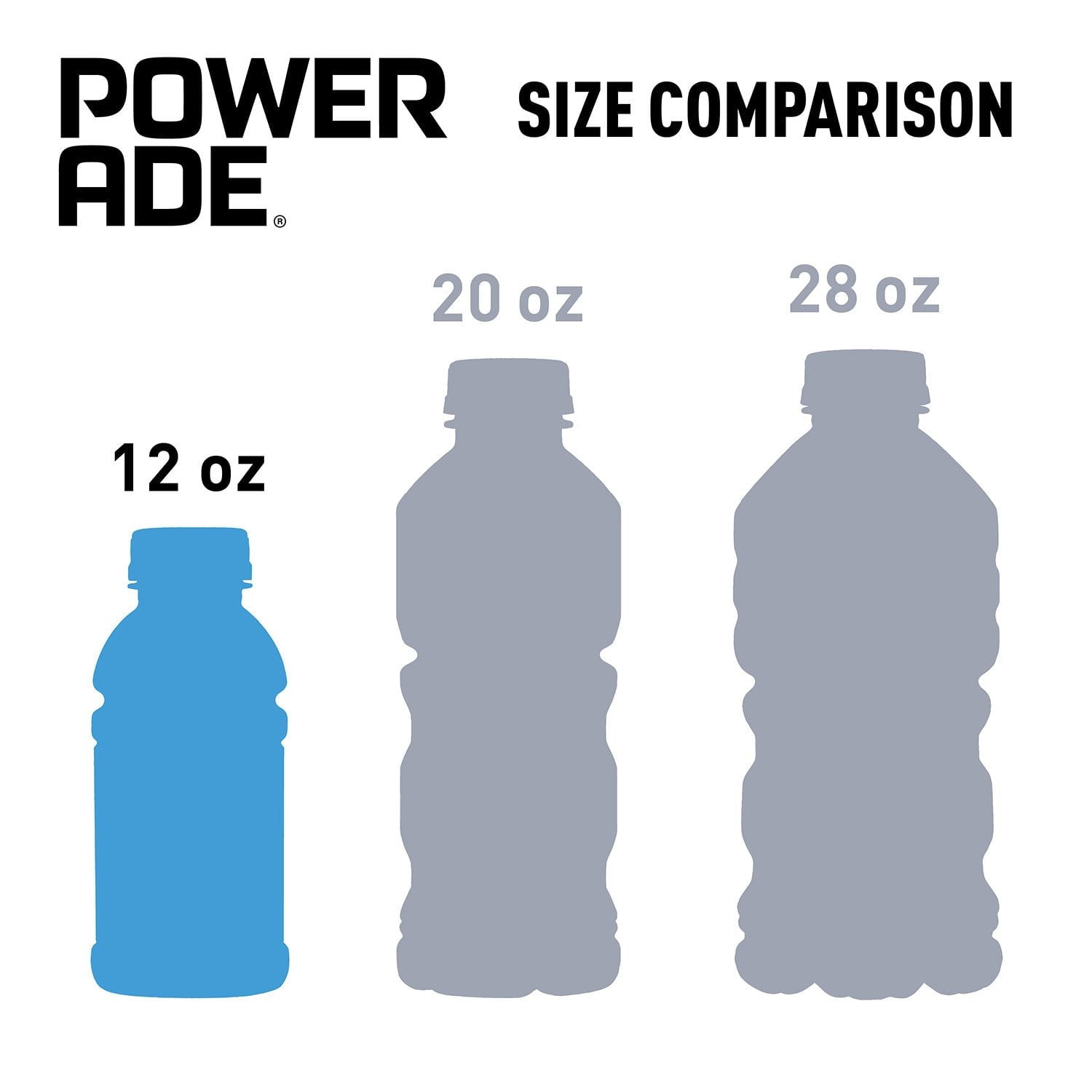 파워에이드 스포츠 드링크 버라이어티 팩 12 fl. oz., 24 pk. – 기본 플레이버로 구성된 스포츠 음료 세트