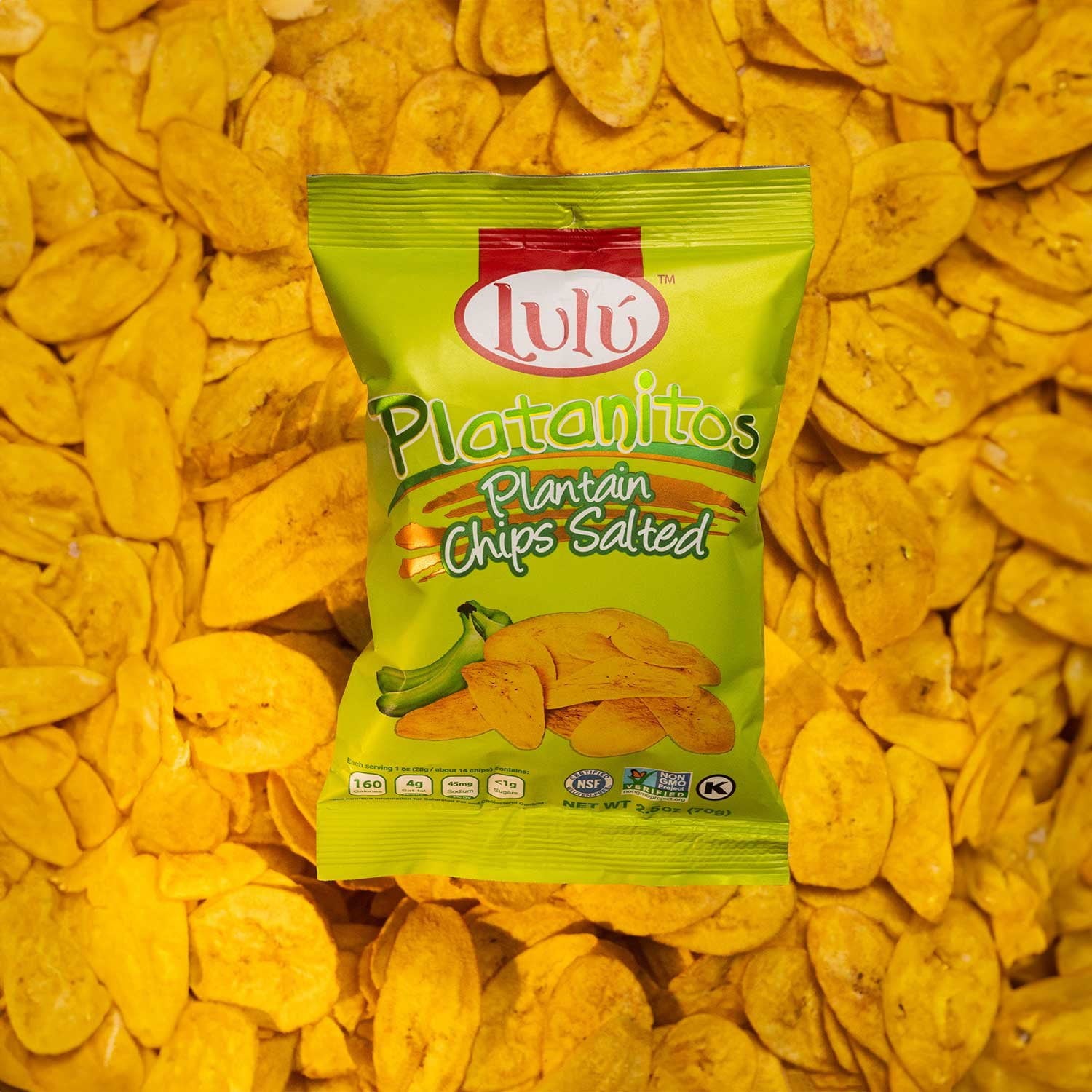 룰루 플랜틴 칩스 버라이어티 팩 – 바삭한 바나나칩, 2.5oz x 30팩