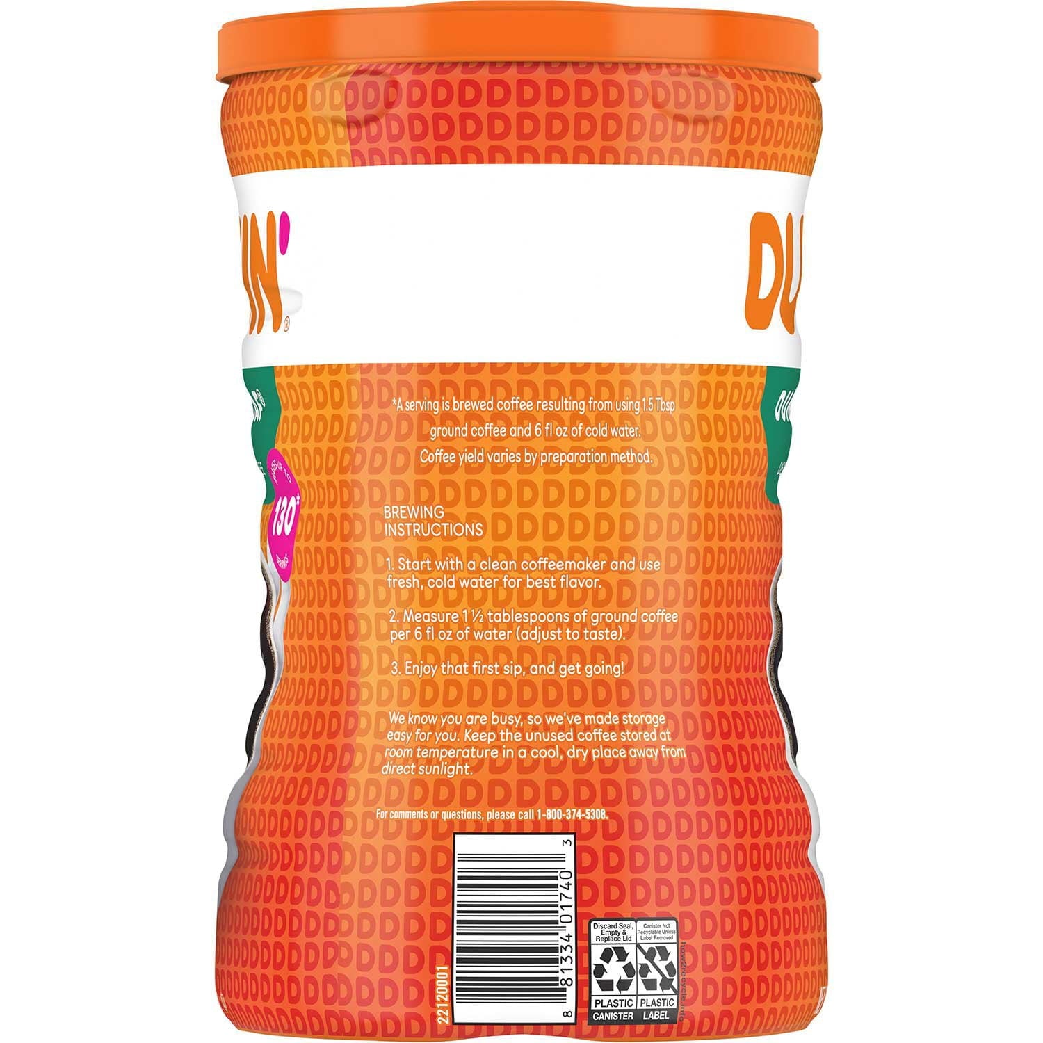 던킨 디카페 미디엄 로스트 40 oz – 카페인 제거해도 풍미는 그대로