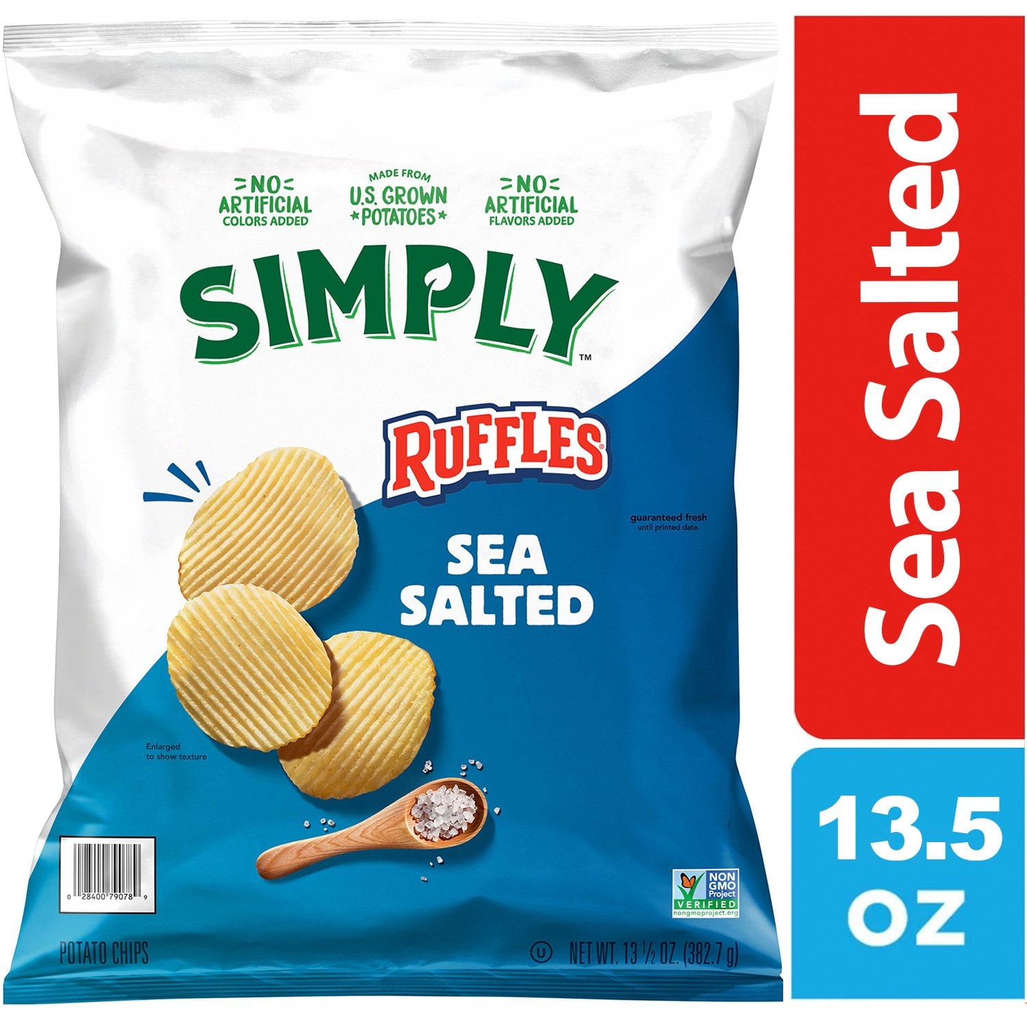 심플리 러플스 씨솔트 포테이토칩 – 13.5oz