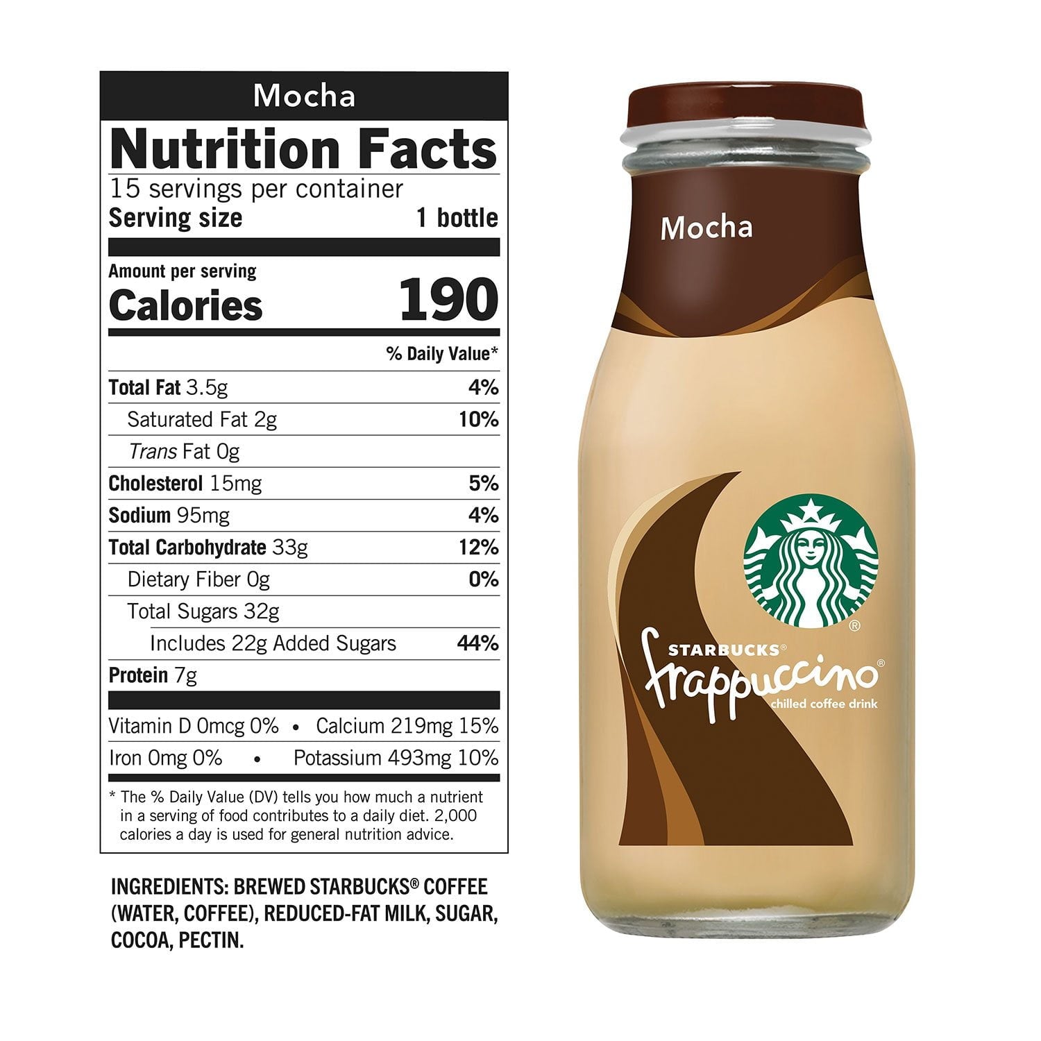 스타벅스 프라푸치노 모카 커피 9.5 fl oz × 15 – 초콜릿 풍미의 인기 음료