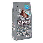 허쉬(HERSHEY'S) 키세스 밀크 초콜릿 캔디 330개 — 대용량 키세스 파우치