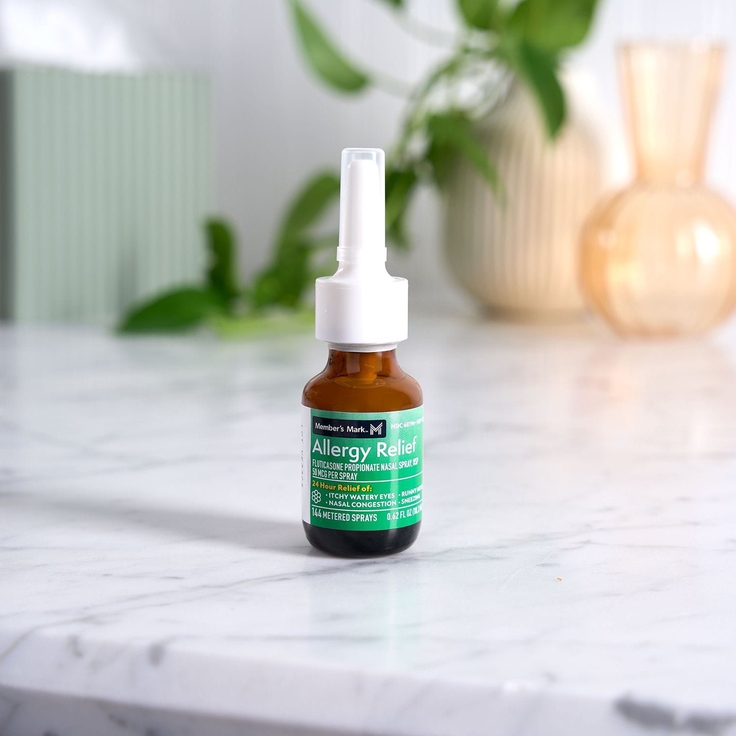 멤버스마크 플루티카손 알레르기 비강 스프레이 50mcg (0.62 fl oz × 6개) — 비염·코막힘·코 가려움 완화