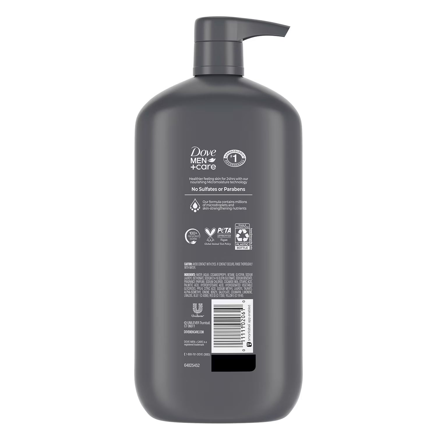 도브 맨케어 클린 컴포트 바디 & 페이스 워시 30 fl. oz., 2 pk. – 깔끔한 세정감과 산뜻한 향이 특징인 바디·페이스 겸용 워시 Dove Men+Care Clean Comfort Body & Face Wash, 30 fl. oz., 2 pk.