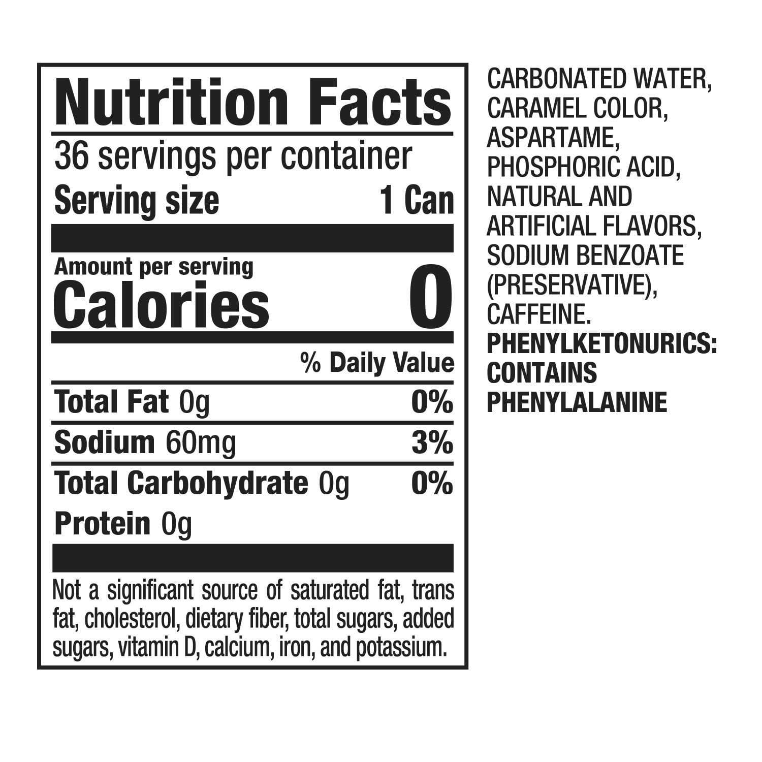 다이어트 닥터페퍼 소다, 12fl oz, 36팩