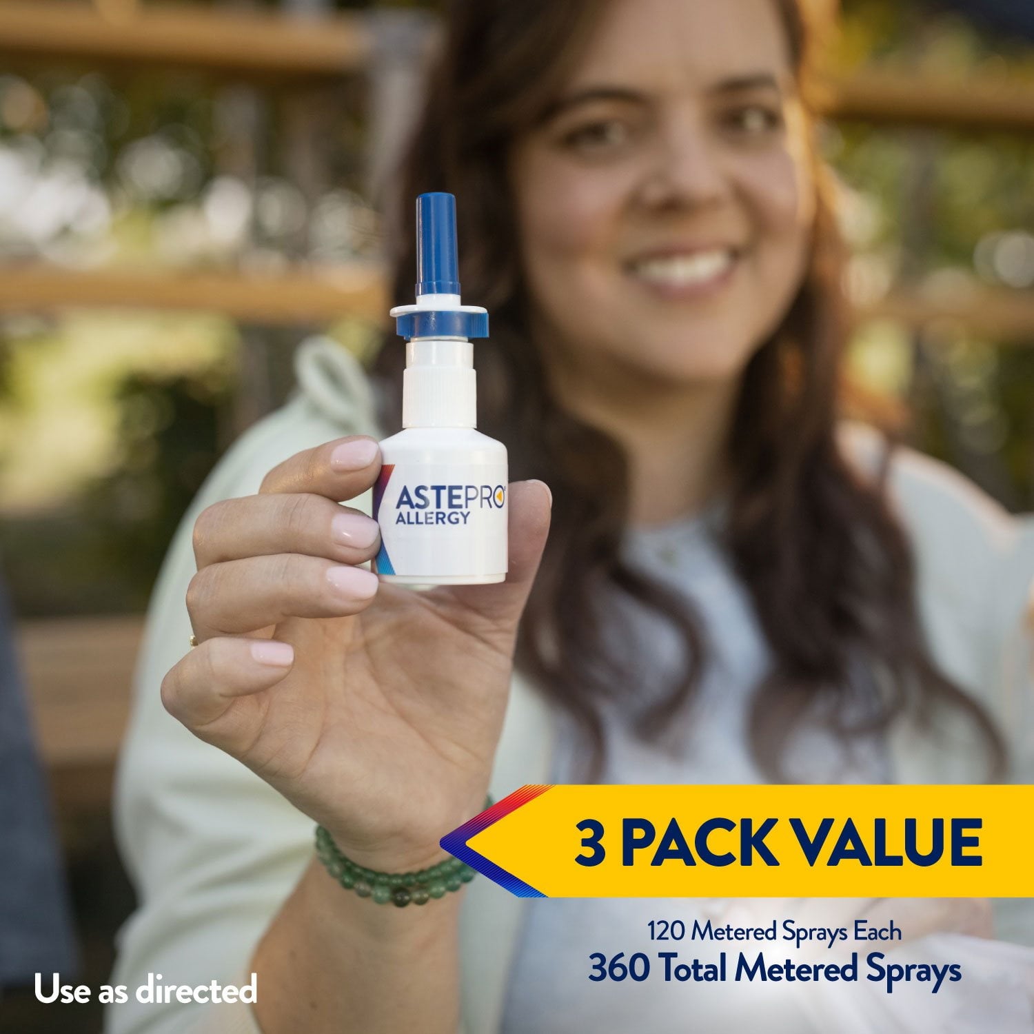 아스테프로 성인 비강 스프레이 120ml × 3 — 비염 증상 빠른 완화