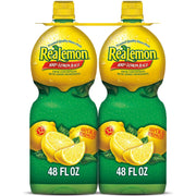 리얼레몬 100% 레몬 주스 48 fl. oz × 2 – 요리·음료 다용도