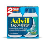 애드빌 리퀴젤 이부프로펜 200mg 두통 근육통 생리통 통증 완화 해열제 240캡슐 Advil Liqui-Gels