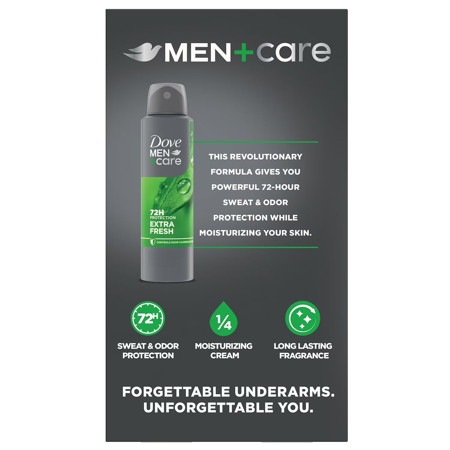 도브 맨케어 엑스트라 프레시 드라이 스프레이 안티퍼스피런트 3.8 oz., 3 pk. – 분사 후 빠르게 마르는 타입으로 끈적임 없이 상쾌한 향