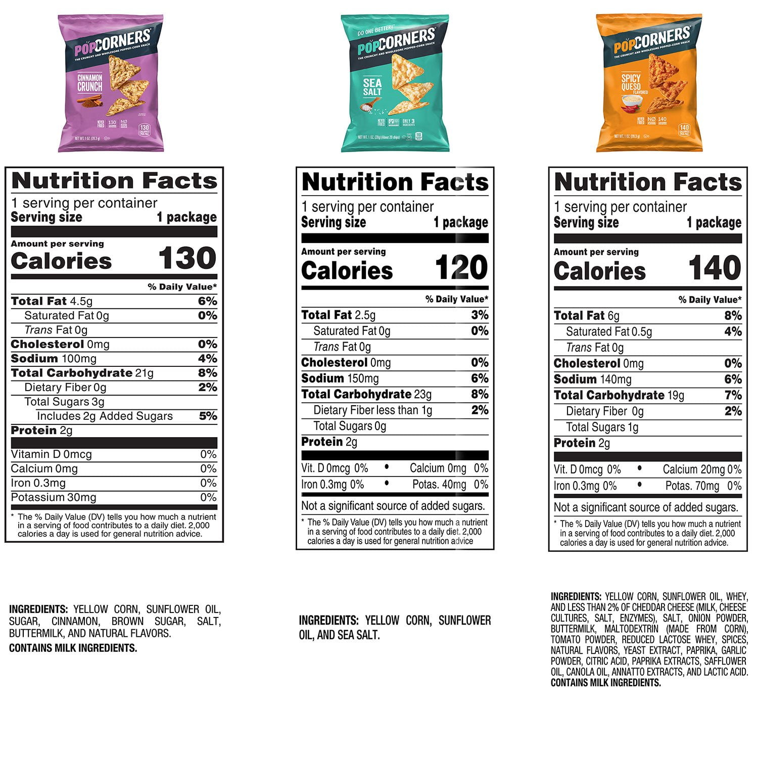 팝코너스 버라이어티 팩 칩스 1oz × 28팩