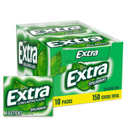 엑스트라 스피어민트 벌크팩 15 pcs × 10 pk – 대용량 스피어민트 껌