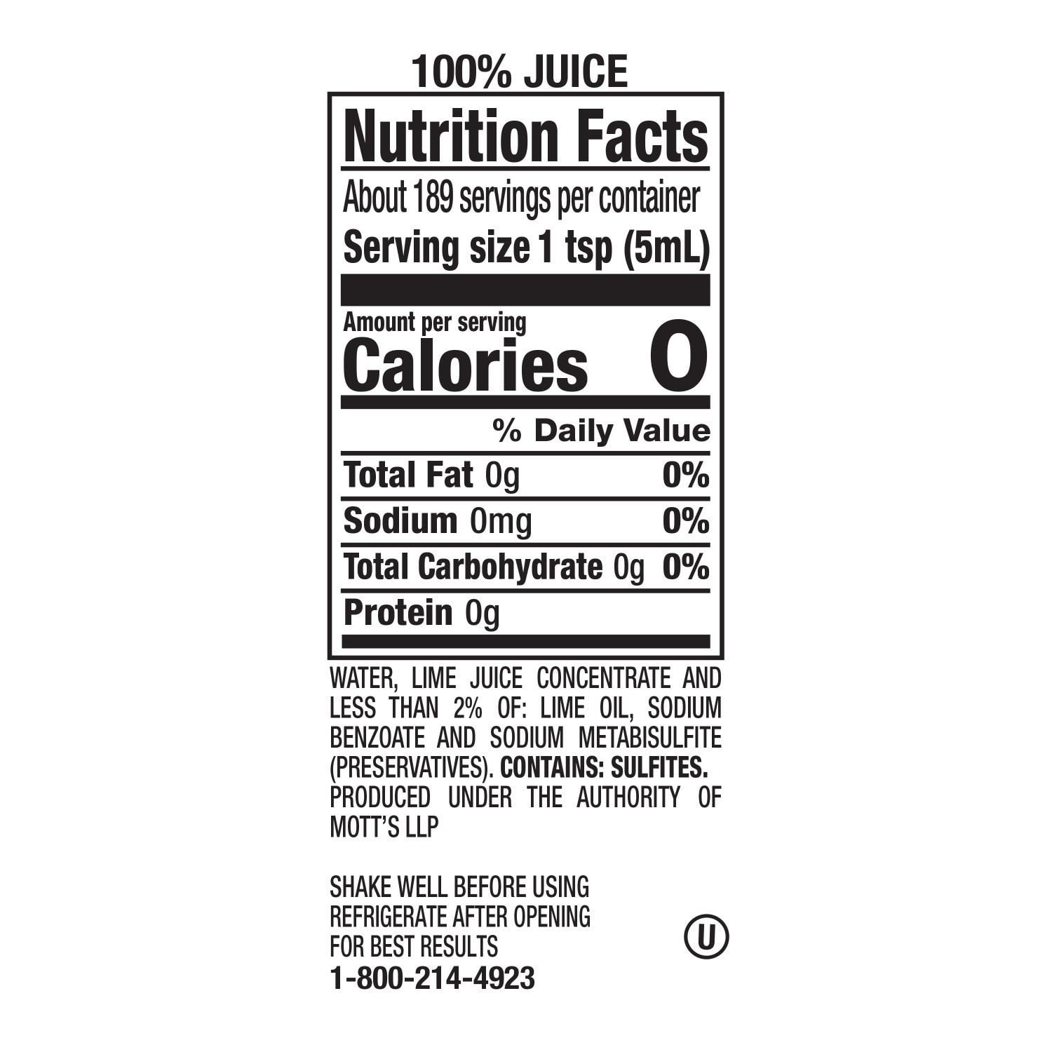 리얼라임 100% 라임 주스 32 fl. oz × 2 – 요리·음료용 라임 주스