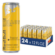 레드불 에너지 드링크 옐로우 에디션 12 fl. oz., 24 pk. – 트로피컬 계열 풍미의 에너지 음료
