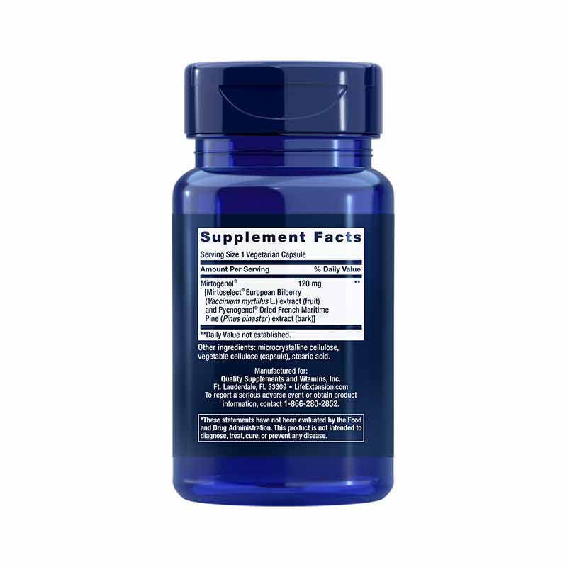 라이프 익스텐션 아이 프레셔 서포트 미르토제놀 30베지캡슐 – 미르토제놀 복합 포뮬러로 눈 압력 균형과 눈 건강 관리를 돕는 제품