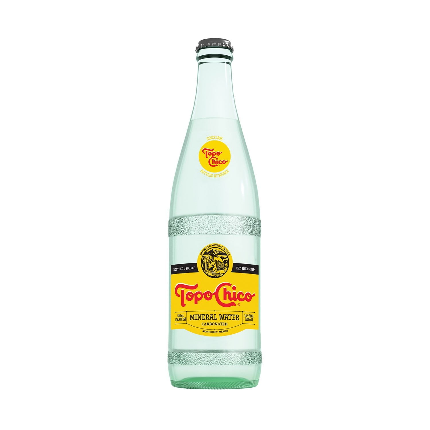 토포 치코 스파클링 미네랄 워터 16.9 fl. oz × 18 – 강한 탄산감의 천연 미네랄 탄산수