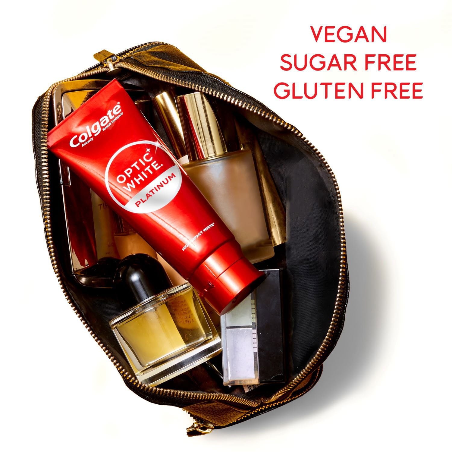 콜게이트 옵틱 화이트 플래티넘 미백 치약 4팩 – 치아 착색 제거·화이트닝 강화