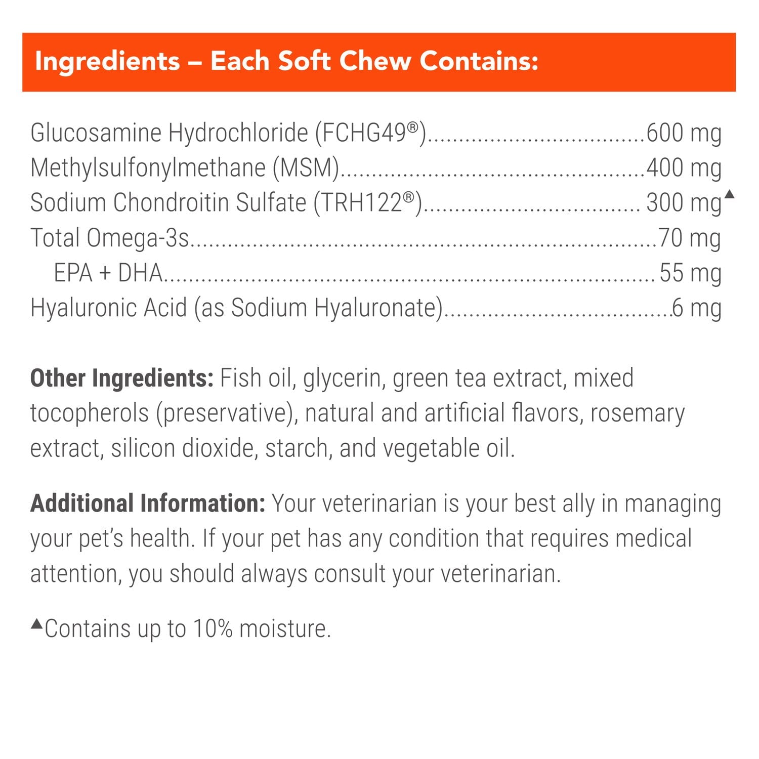 코세퀸 관절 건강 소프트츄 150 ct – 글루코사민·콘드로이틴·MSM 함유 관절 보조제