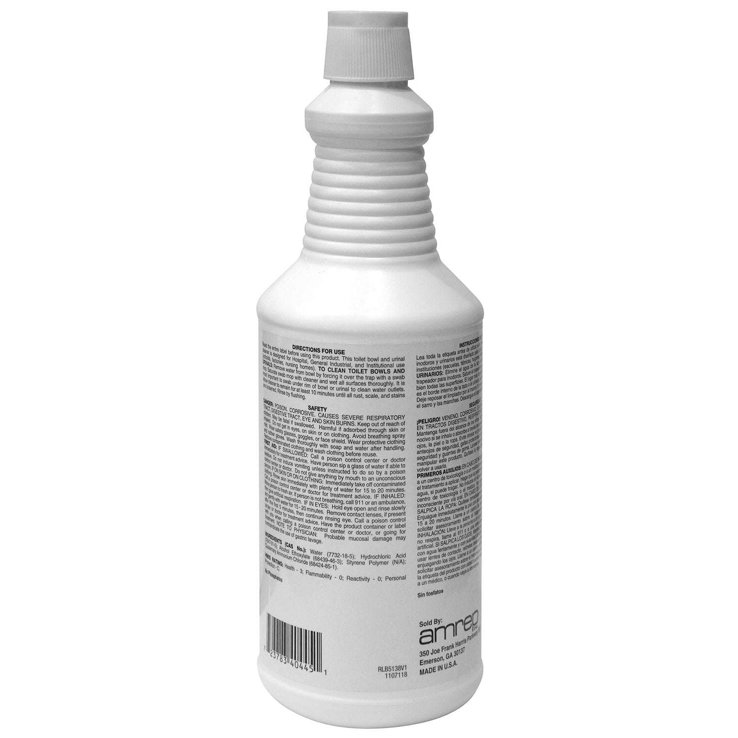 미스티 볼렉스 변기·소변기 클리너 32oz × 12팩