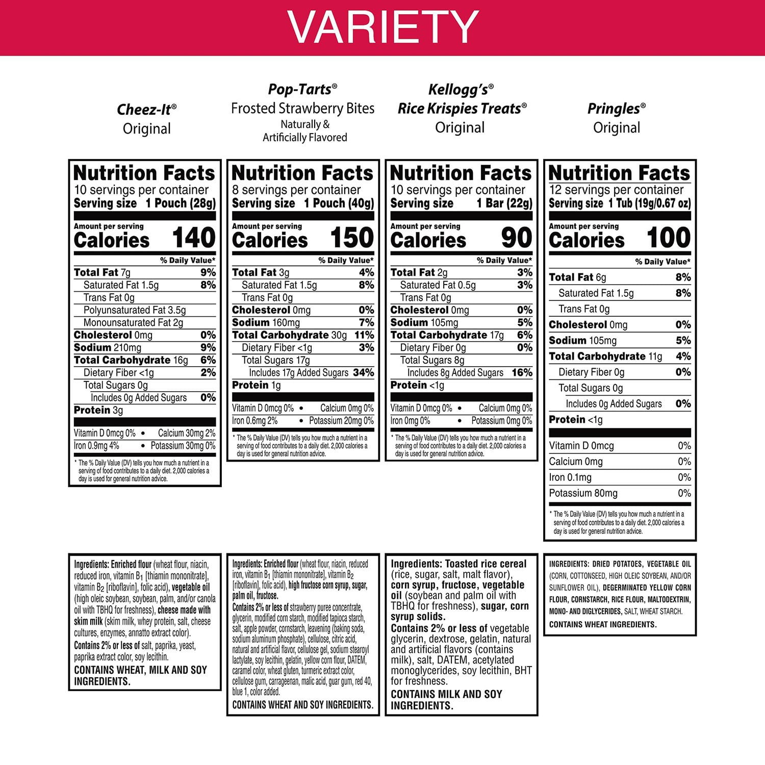 켈로그 패밀리 페이버릿 스낵 믹스 – 40팩