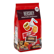 허쉬(HERSHEY'S) 미니즈 버라이어티팩 초콜릿 캔디 220개 — 소형 인기 초콜릿 모음