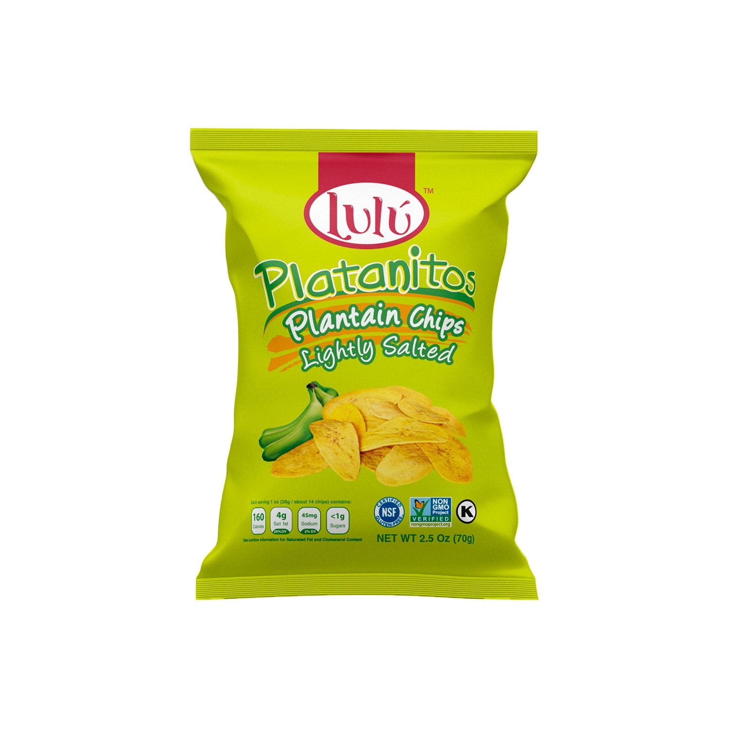 룰루 플랜틴 칩스 버라이어티 팩 – 바삭한 바나나칩, 2.5oz x 30팩