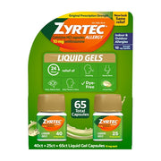 제이텍(Zyrtec) 24시간 알레르기 리퀴드젤 65개 — 빠른 흡수, 강력 알레르기 완화