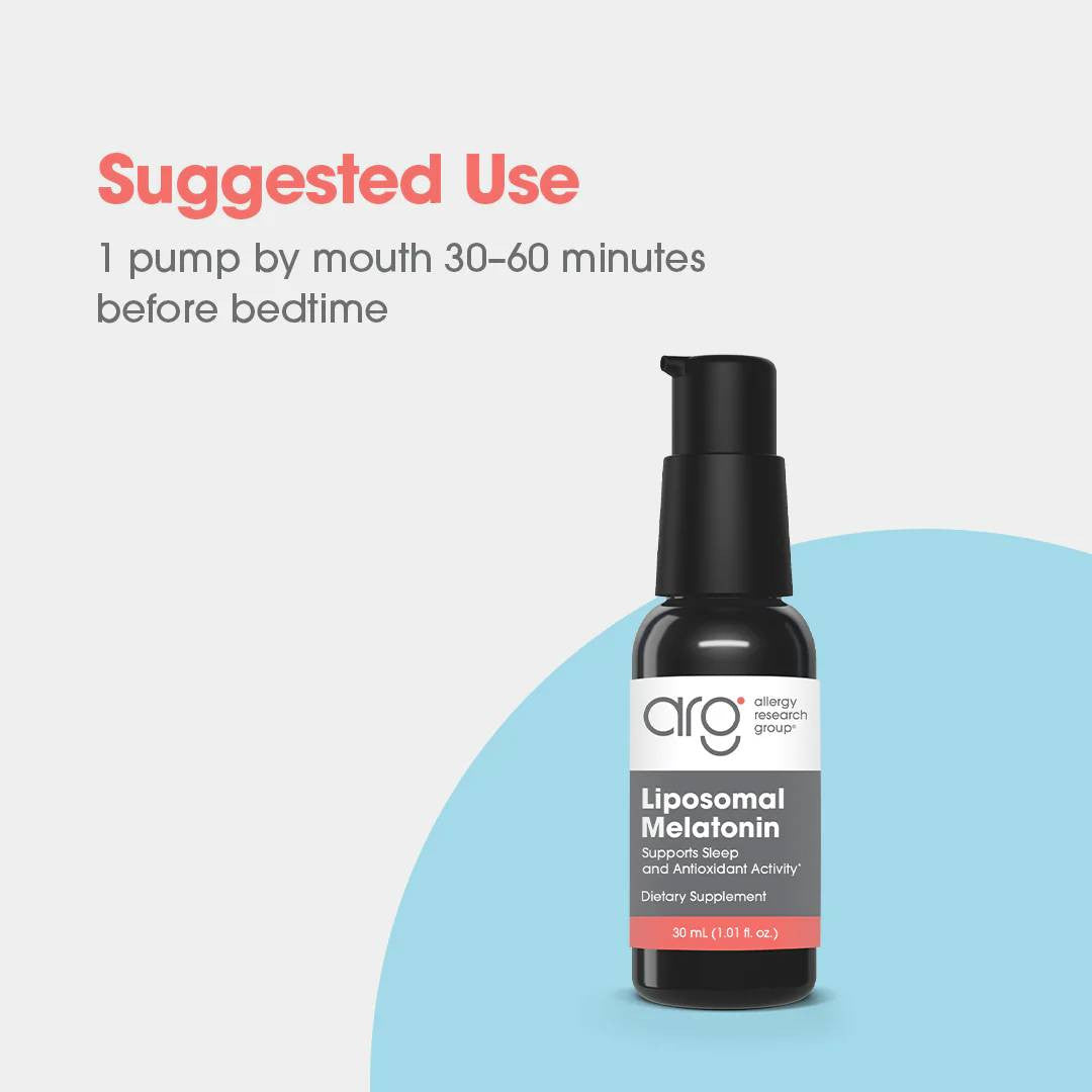 알러지 리서치 그룹 리포소말 멜라토닌 30ml – 리포소말 흡수 방식으로 수면 리듬과 편안한 휴식 컨디션 유지를 돕는 액상 포뮬러