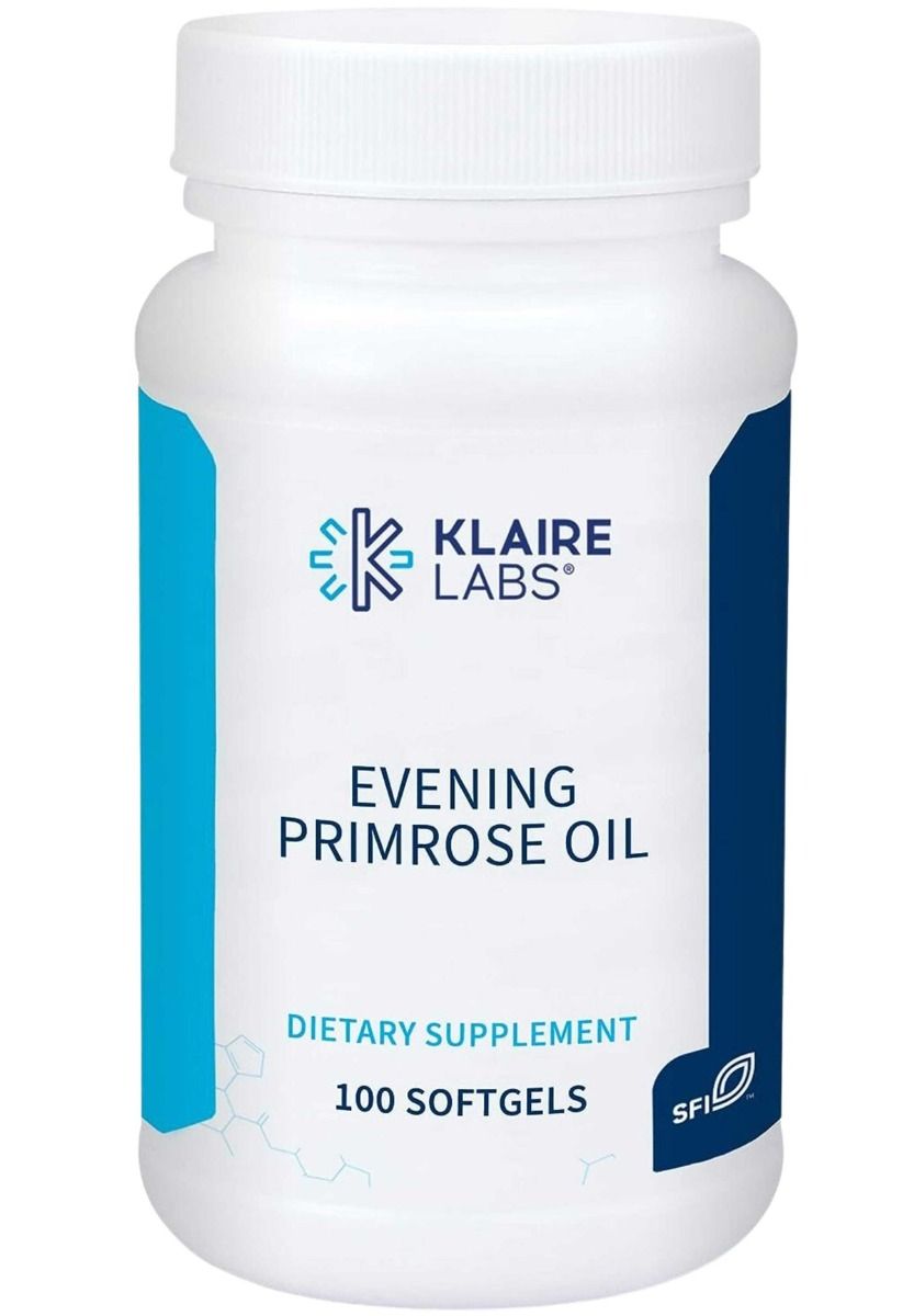 클레어 랩스 이브닝 프림로즈 오일 1300mg – 100 소프트젤 – 여성 호르몬 변화와 피부 건조 관리