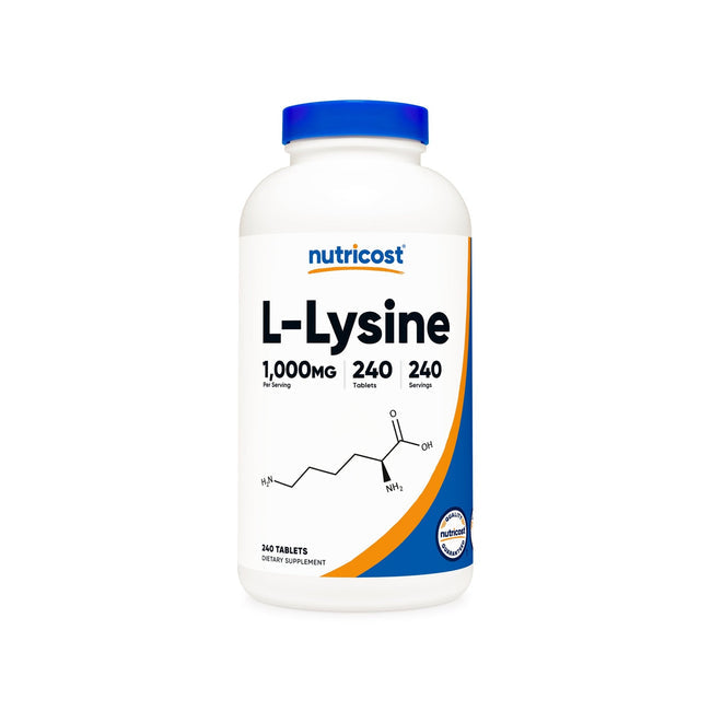 뉴트리코스트 엘라이신 (L-Lysine) 1000mg – 근육·면역·콜라겐 생성을 위한 필수 아미노산