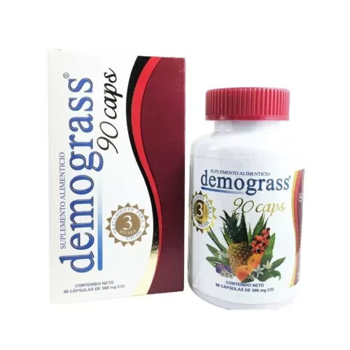 데모그라스 다이어트 캡슐 – 멕시코 인기 체중관리 포뮬라 식욕 조절·대사 촉진·체중 관리, 90캡슐 (3개월)