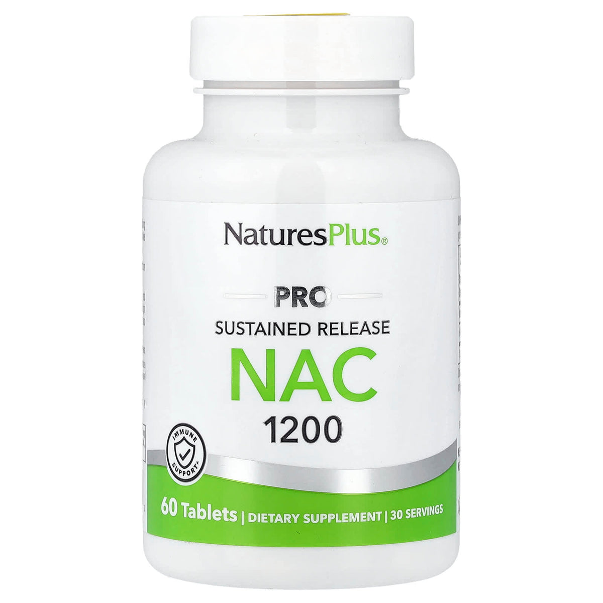 네이처스플러스 프로 NAC 1200 서방형 정제 60정 – 1정 600mg 제품 정면